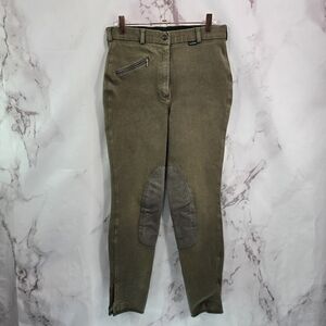Platinum Breeches Womens 28 Riding Pants Brown Tan Seat Equestrian Jodhpurs JPC